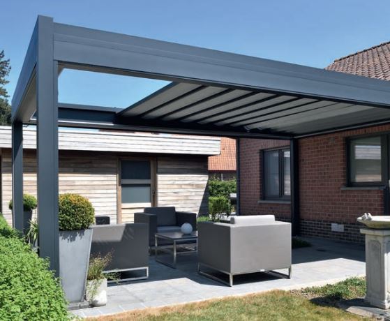 PERGOLA ISOCLIMATIQUE - SOFTOP FLAT [TOILE RETRACTABLE] 