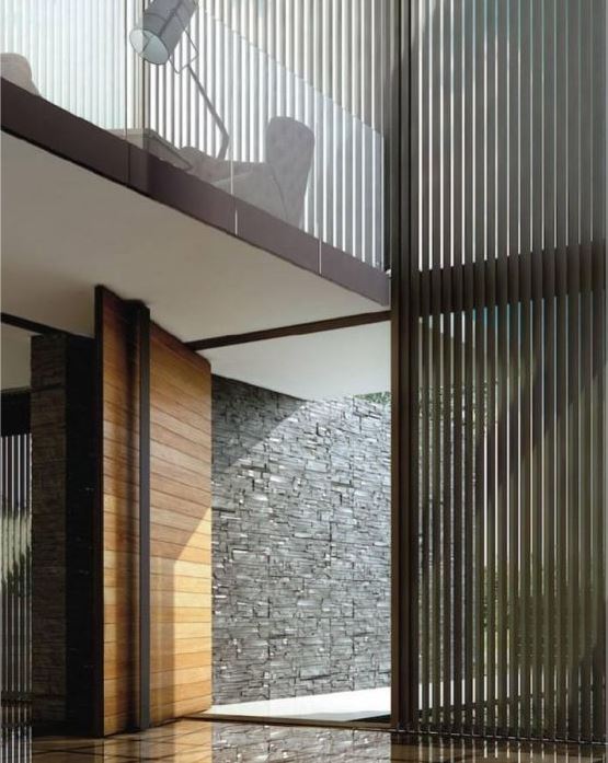 STORE A BANDES VERTICALES  