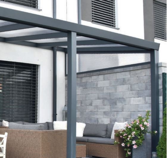 PERGOLA A TOITURE RIGIDE FIXE SKYTOP 
